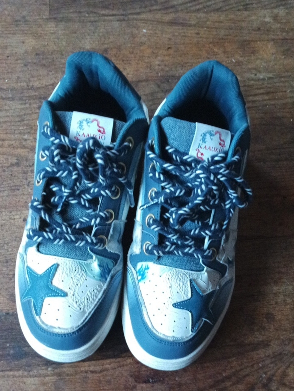 Kaauxio Azure Dragon Skateboarding Low Shoes